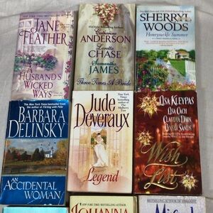 9 Assorted Romance Paperback Book Collection - Multi-Color#6